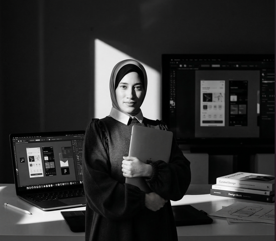 مصممة جرافيك